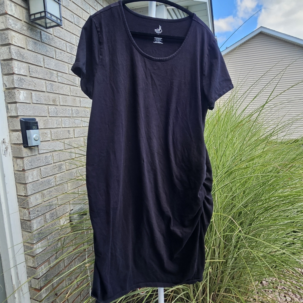 Belle Sky Black Maternity Casual Dress Size 1X